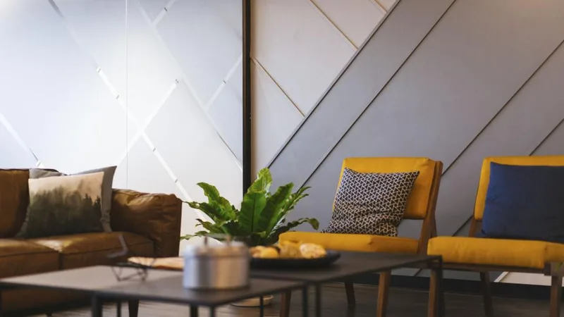 Sala de estar — Casa térrea com 1 suíte e piscina no FenHouse