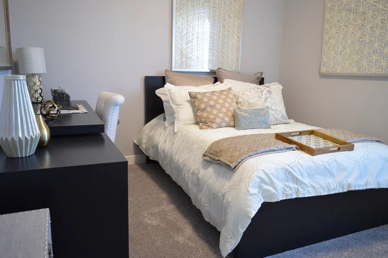 Quarto — Apartamento moderno de 2 quartos no Parque das Amoras